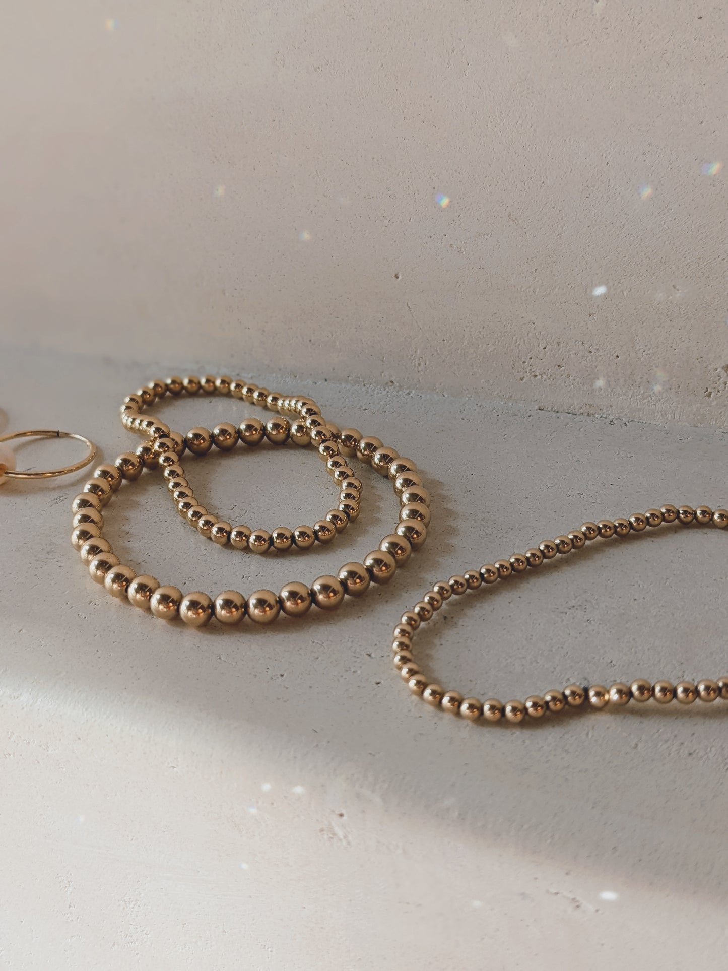 Golden Beads Bracelet